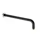 KLUDI-A-QA-Wand-Brausearm-400-mm-Wandrosette-mattschwarz-chrom-6651487-00 gallery number 1
